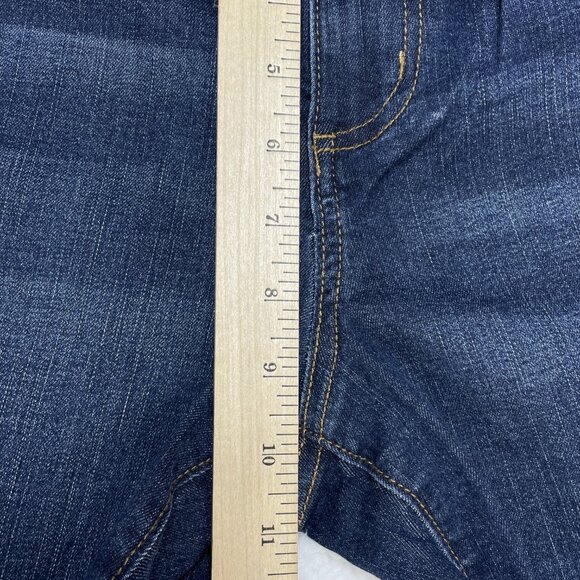 Chaps Ralph Lauren Womens Sz 8/29 Crop Kick Jeans Straight Leg Mid Rise 28x25 - Picture 7 of 14